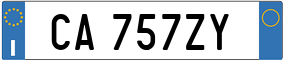 Truck License Plate